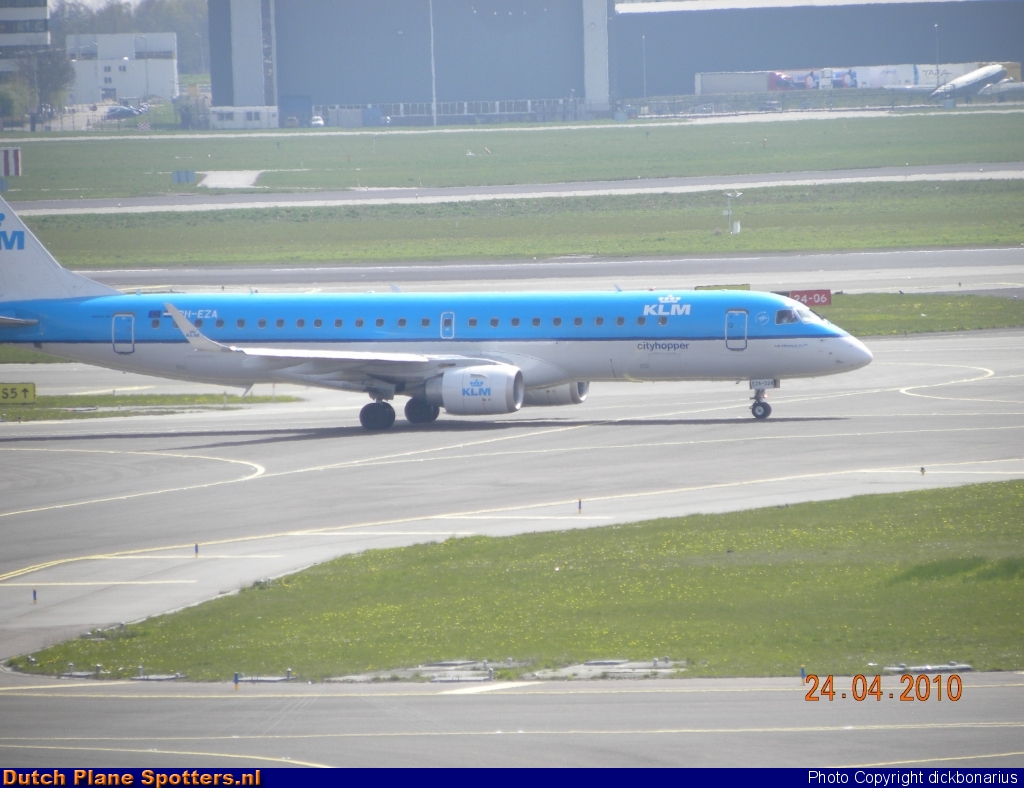 PH-EZA Embraer 190 KLM Cityhopper by dickbonarius