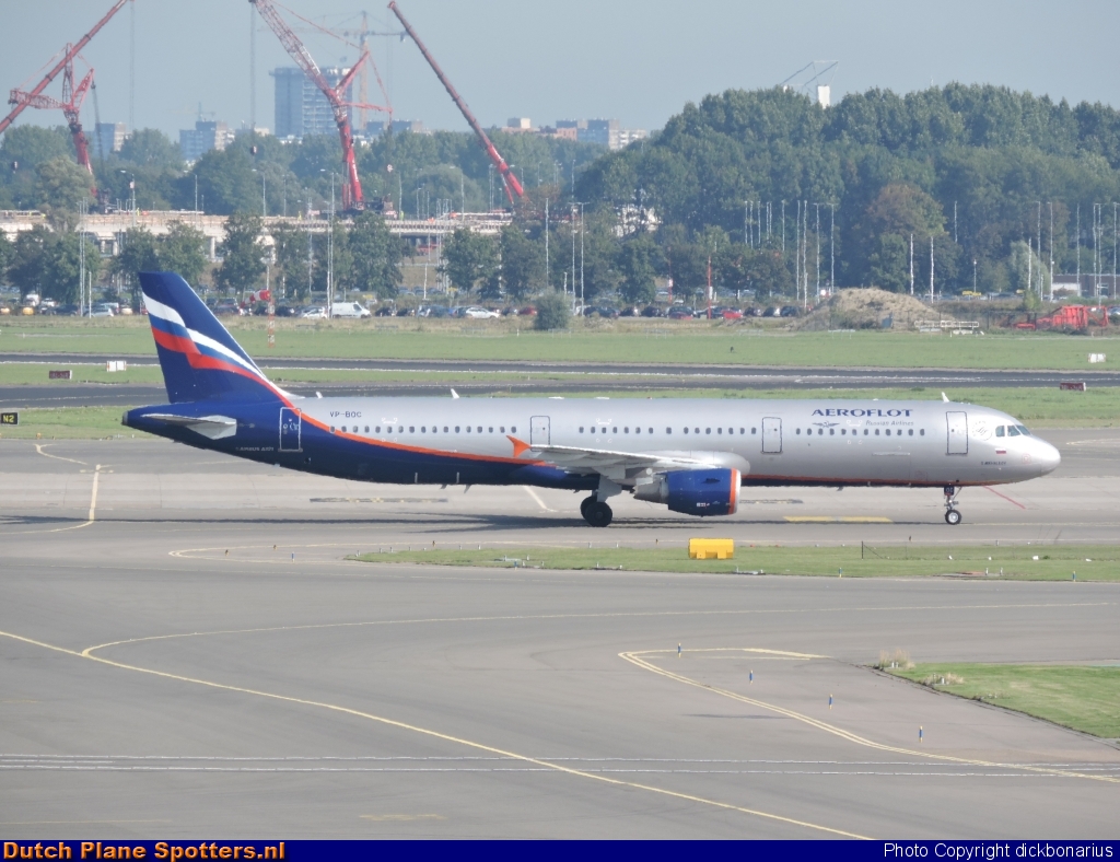 VP-BOC Airbus A321 Aeroflot - Russian Airlines by dickbonarius