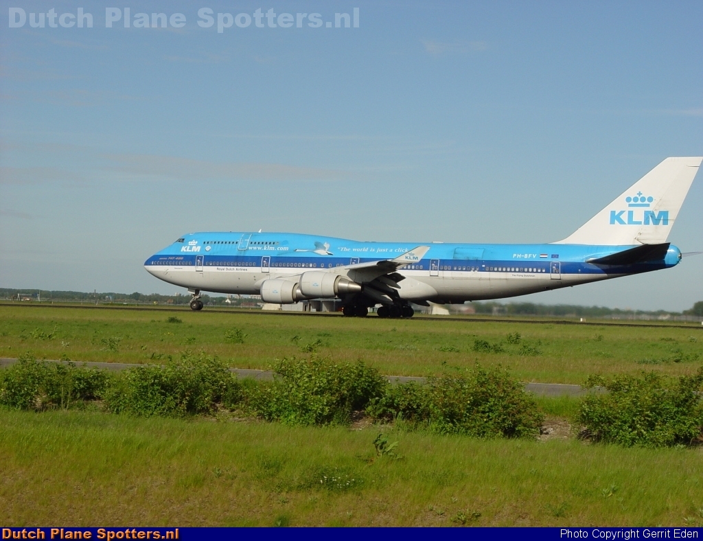 PH-BFV Boeing 747-400 KLM Royal Dutch Airlines by Gerrit Eden