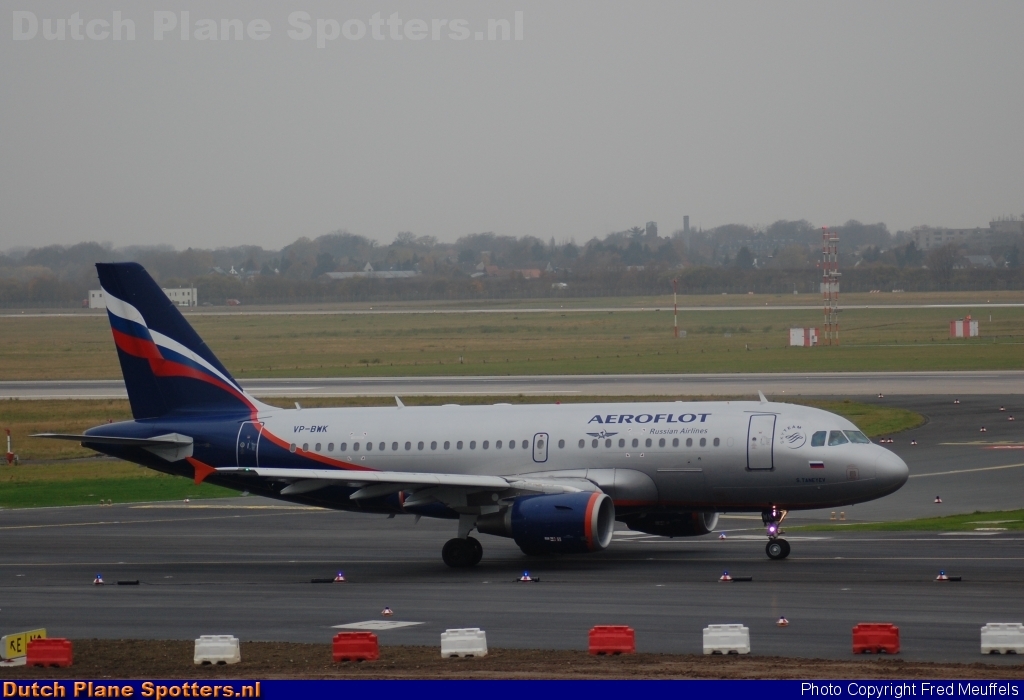 VP-BWK Airbus A319 Aeroflot - Russian Airlines by Fred Meuffels