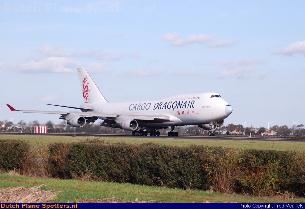 B-KAE Boeing 747-400 Dragonair Cargo by Fred Meuffels