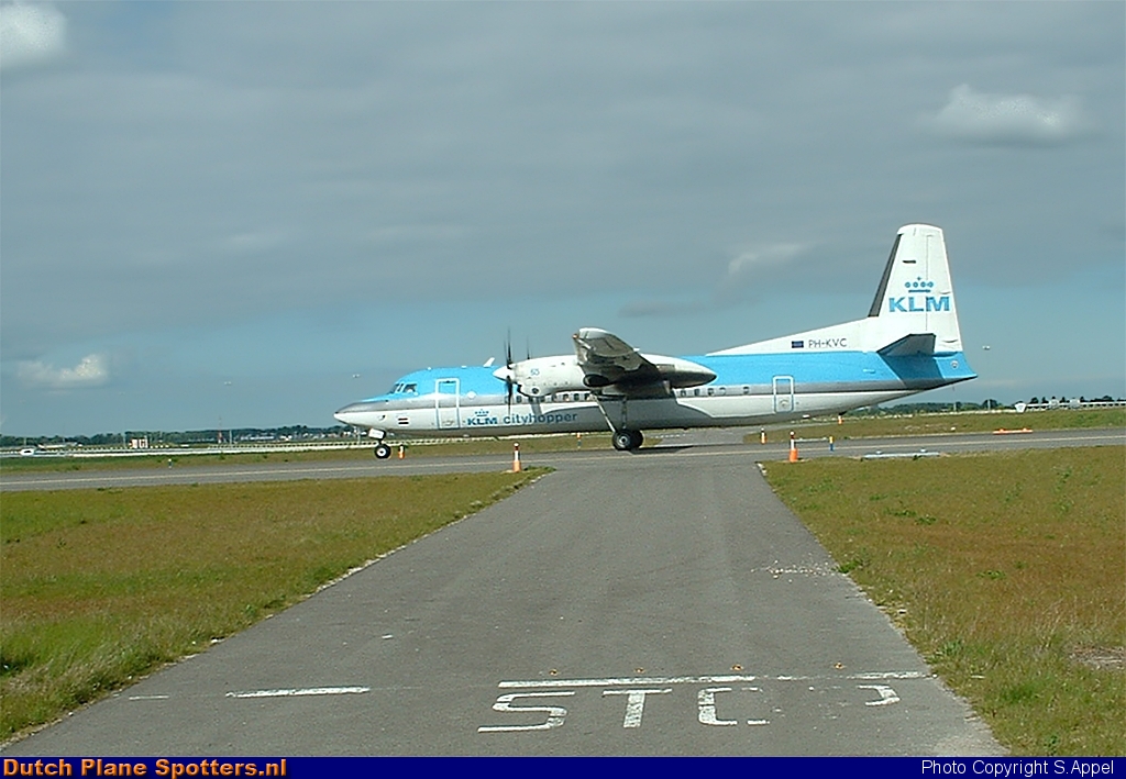 PH-KVC Fokker 50 KLM Cityhopper by S.Appel