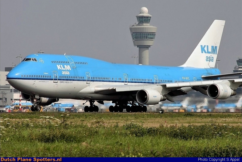 PH-BFC Boeing 747-400 KLM Asia by S.Appel