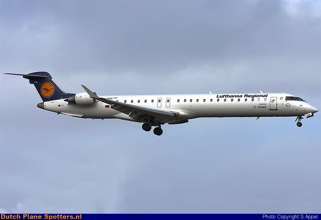 D-ACKG Bombardier Canadair CRJ900 CityLine (Lufthansa Regional) by S.Appel