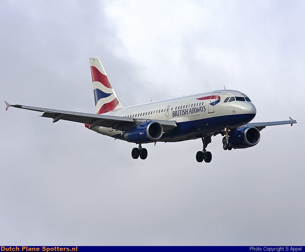 G-EUPV Airbus A319 British Airways by S.Appel