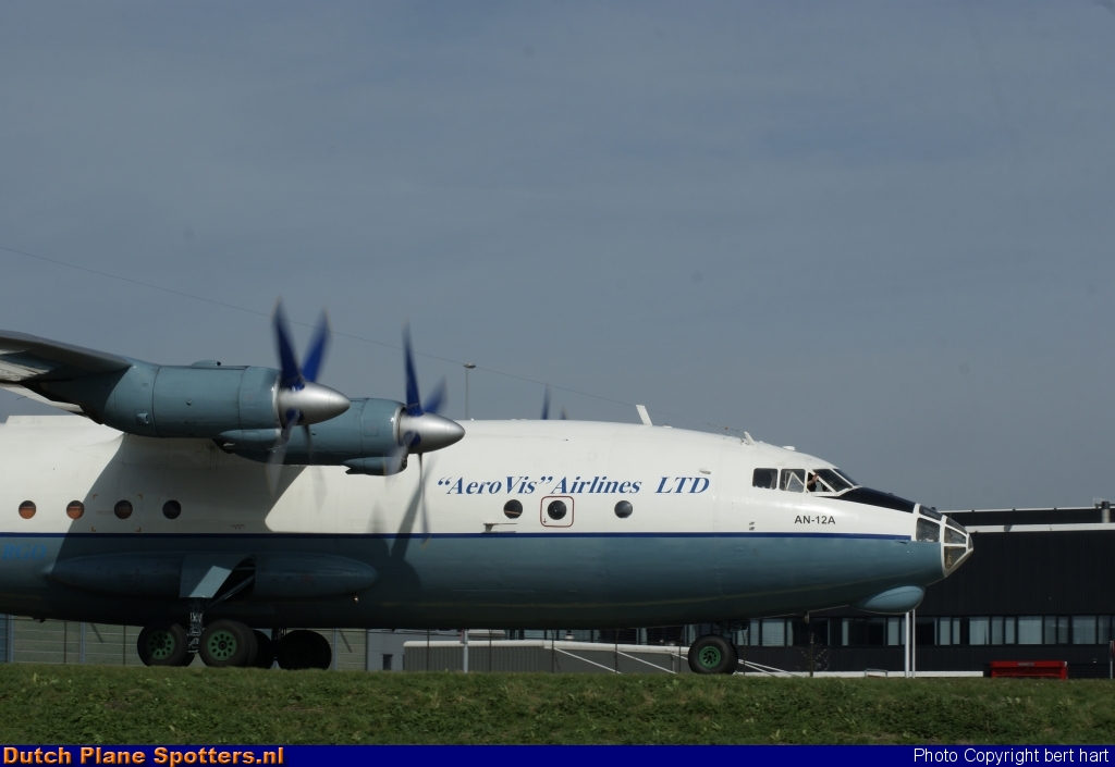 UR-CCP Antonov An-12 Aerovis Airlines by bert hart