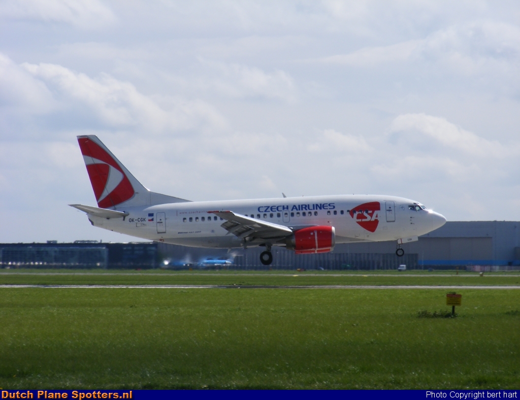 OK-CGK Boeing 737-500 CSA Czech Airlines by bert hart