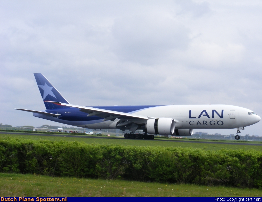 N774LA Boeing 777-F LAN Cargo by bert hart