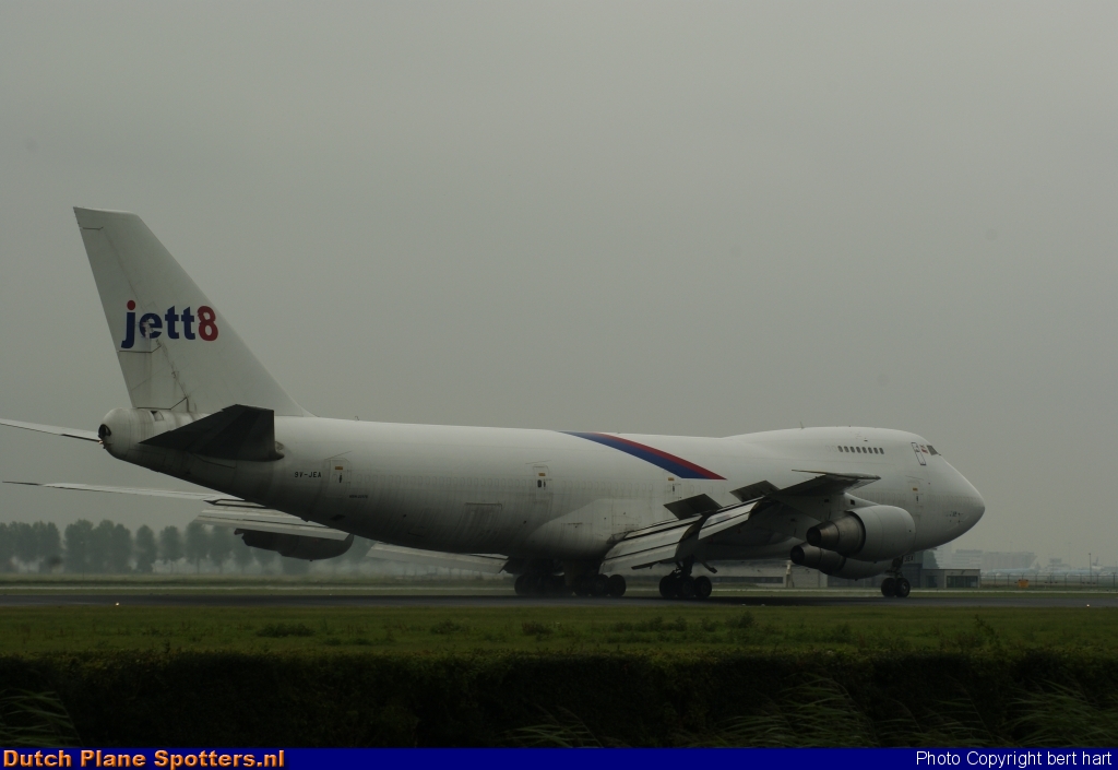 9V-JEA Boeing 747-200 Jett8 Airlines Cargo by bert hart