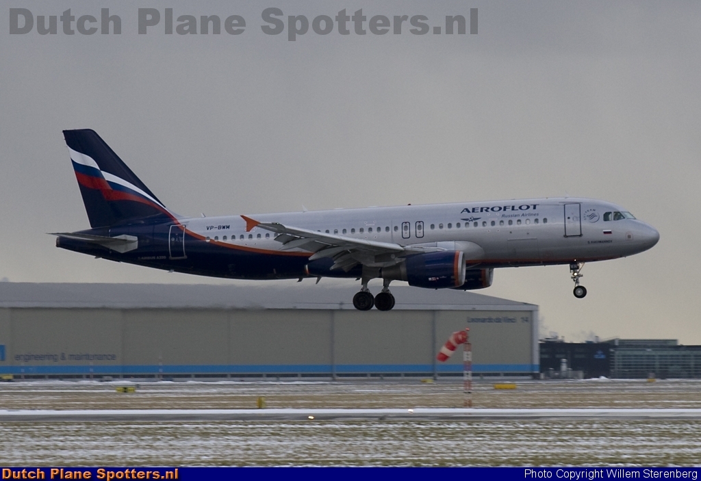 VP-BWM Airbus A320 Aeroflot - Russian Airlines by Willem Sterenberg