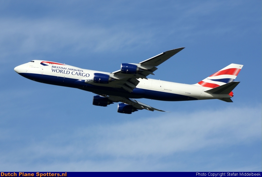 G-GSSF Boeing 747-8 Global Supply Systems (British Airways World Cargo) by Stefan Middelbeek