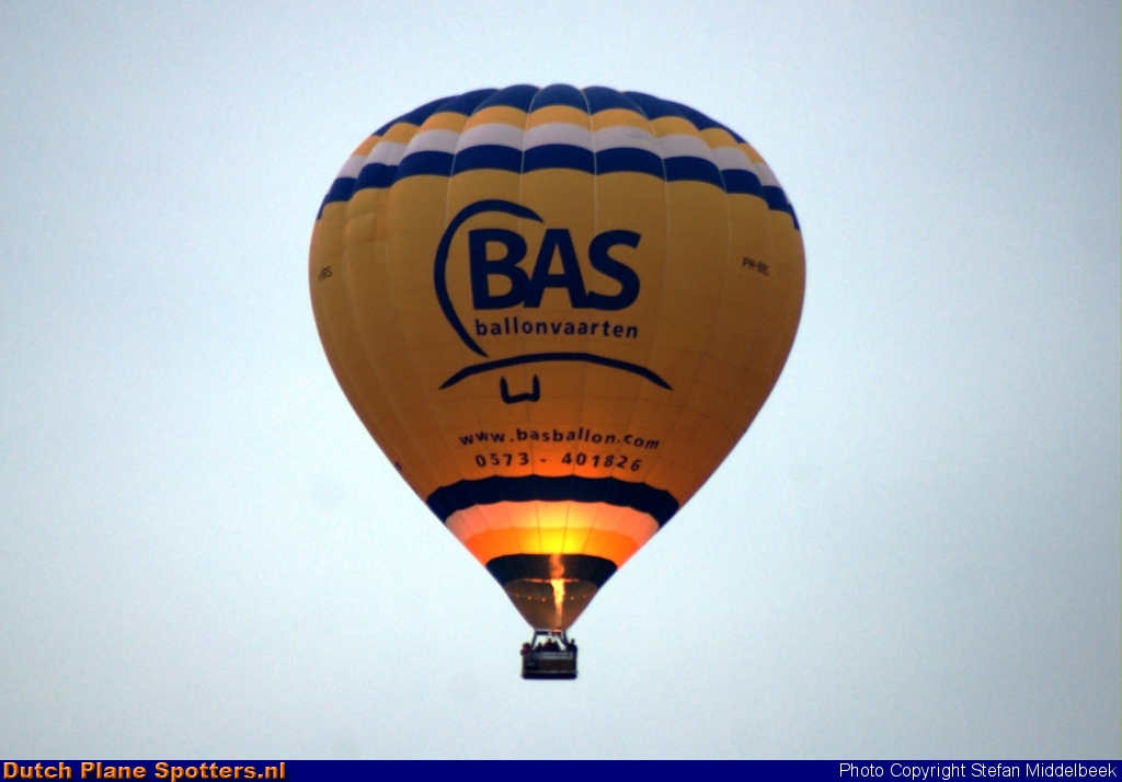 PH-BBS Hot air balloon BAS Ballonvaarten by Stefan Middelbeek