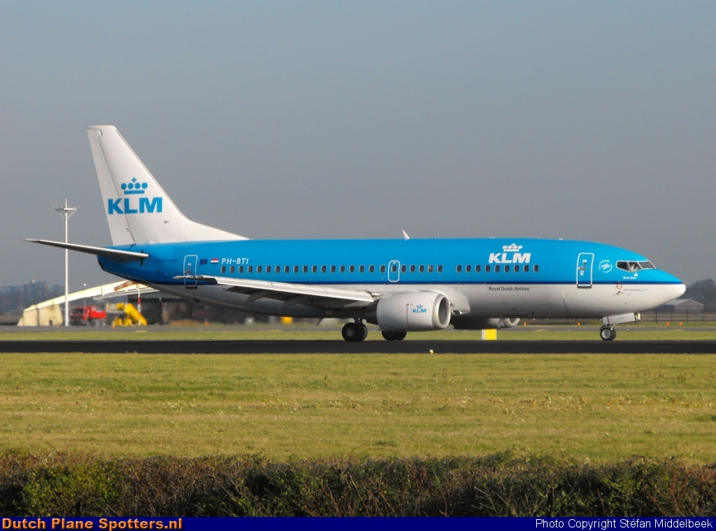 PH-BTI Boeing 737-300 KLM Royal Dutch Airlines by Stefan Middelbeek