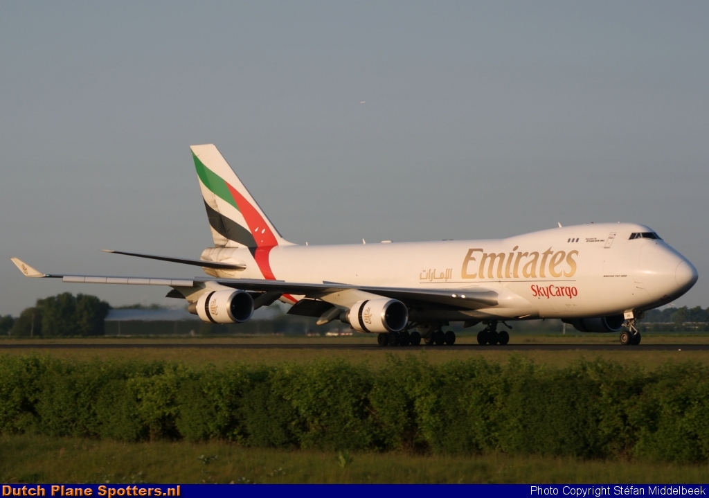 N415MC Boeing 747-400 Emirates Sky Cargo by Stefan Middelbeek