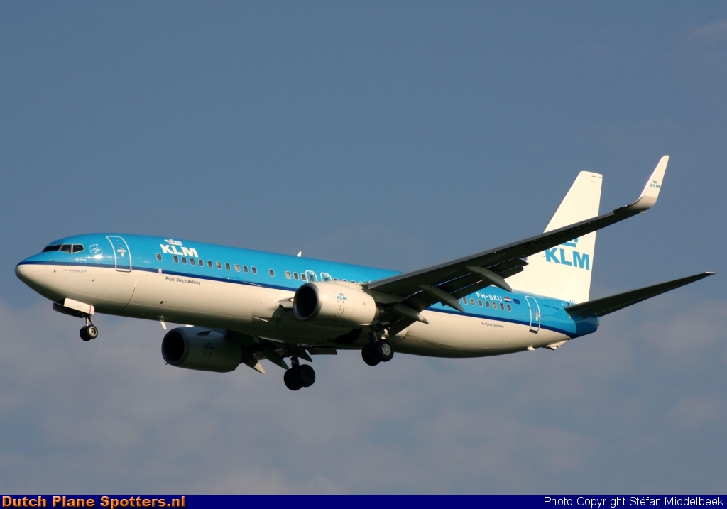 PH-BXU Boeing 737-800 KLM Royal Dutch Airlines by Stefan Middelbeek