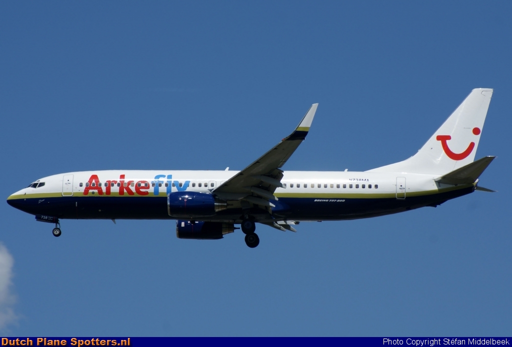 N738MA Boeing 737-800 Miami Air (ArkeFly) by Stefan Middelbeek