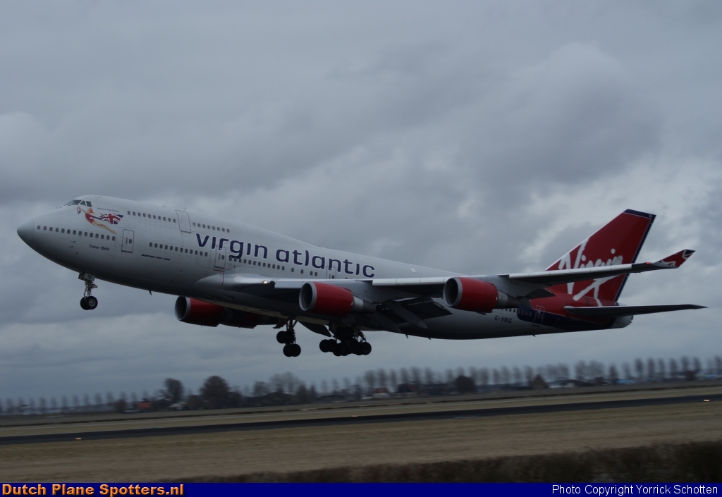 G-VBIG Boeing 747-400 Virgin Atlantic by Yorrick Schotten