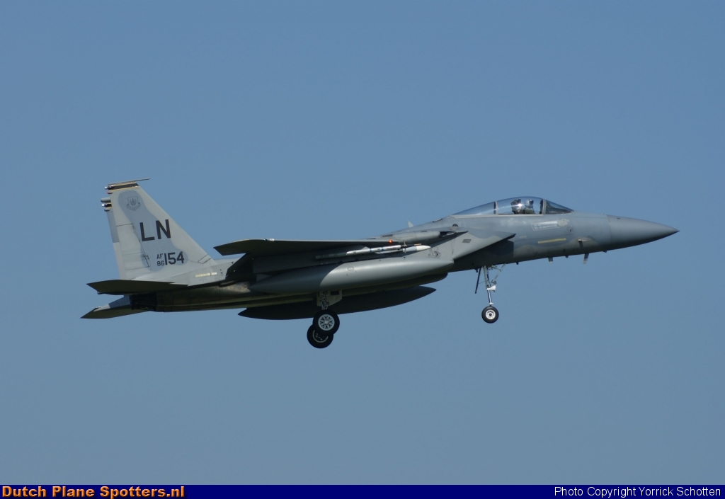 86-0154 McDonnell Douglas F-15 Strike Eagle MIL - US Air Force by Yorrick Schotten