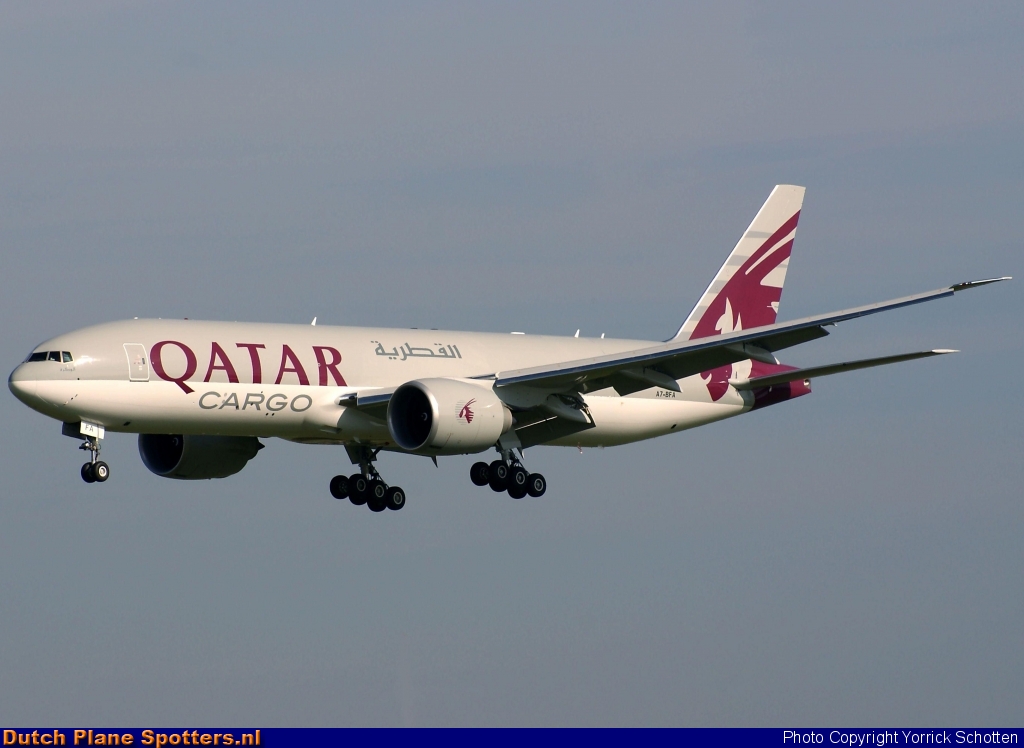 A7-BFA Boeing 777-F Qatar Airways Cargo by Yorrick Schotten