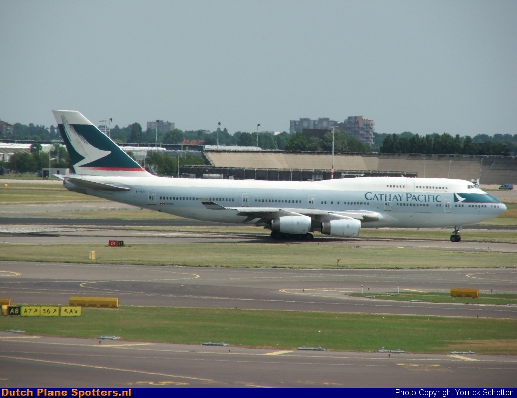 B-HOP Boeing 747-400 Cathay Pacific by Yorrick Schotten