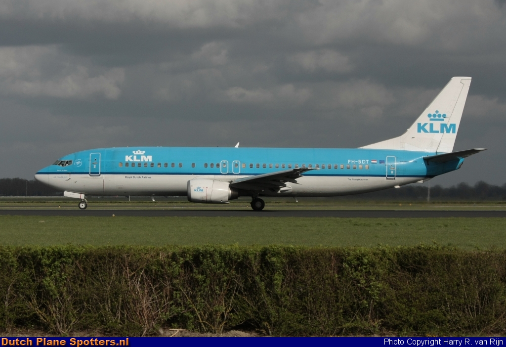 PH-BDT Boeing 737-400 KLM Royal Dutch Airlines by Harry R. van Rijn