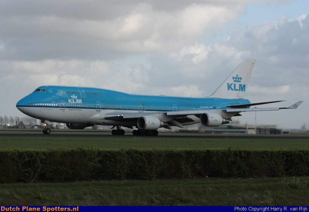 PH-BFS Boeing 747-400 KLM Royal Dutch Airlines by Harry R. van Rijn