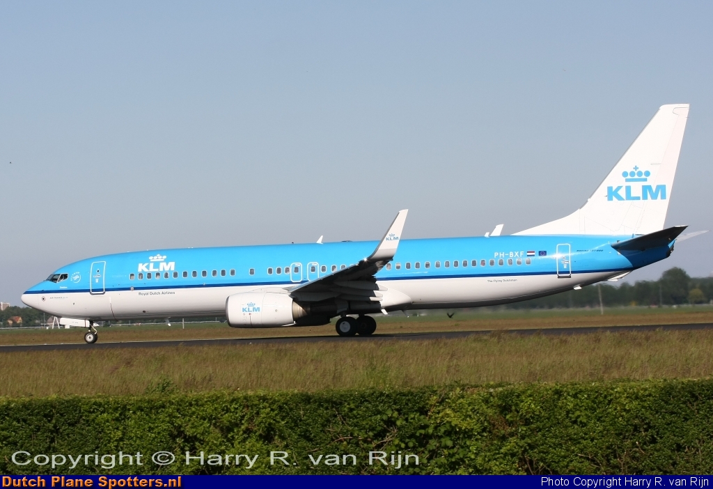 PH-BXF Boeing 737-800 KLM Royal Dutch Airlines by Harry R. van Rijn