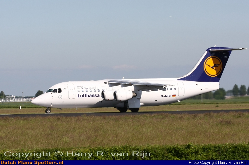 D-AVRH BAe 146 CityLine (Lufthansa Regional) by Harry R. van Rijn