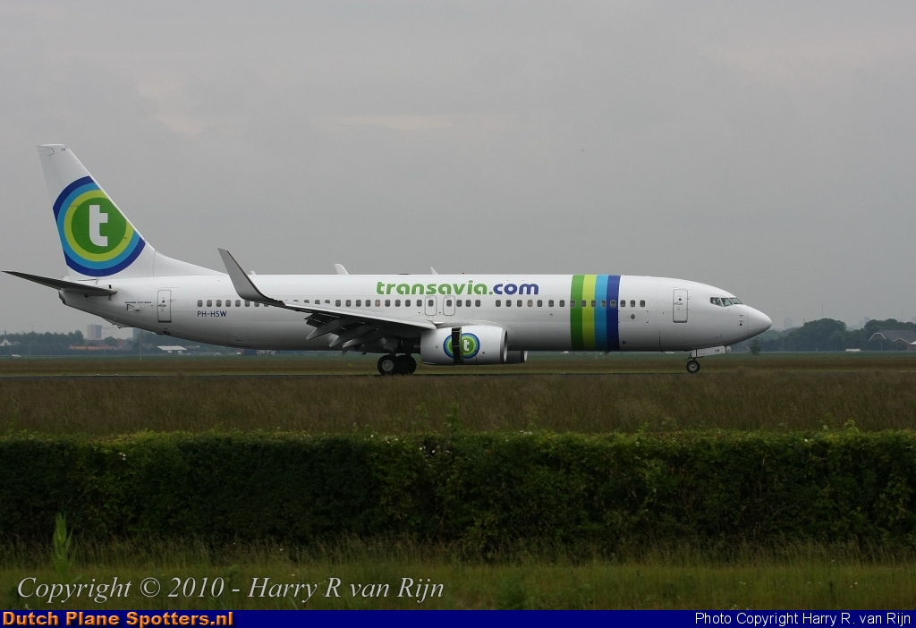 PH-HSW Boeing 737-800 Transavia by Harry R. van Rijn