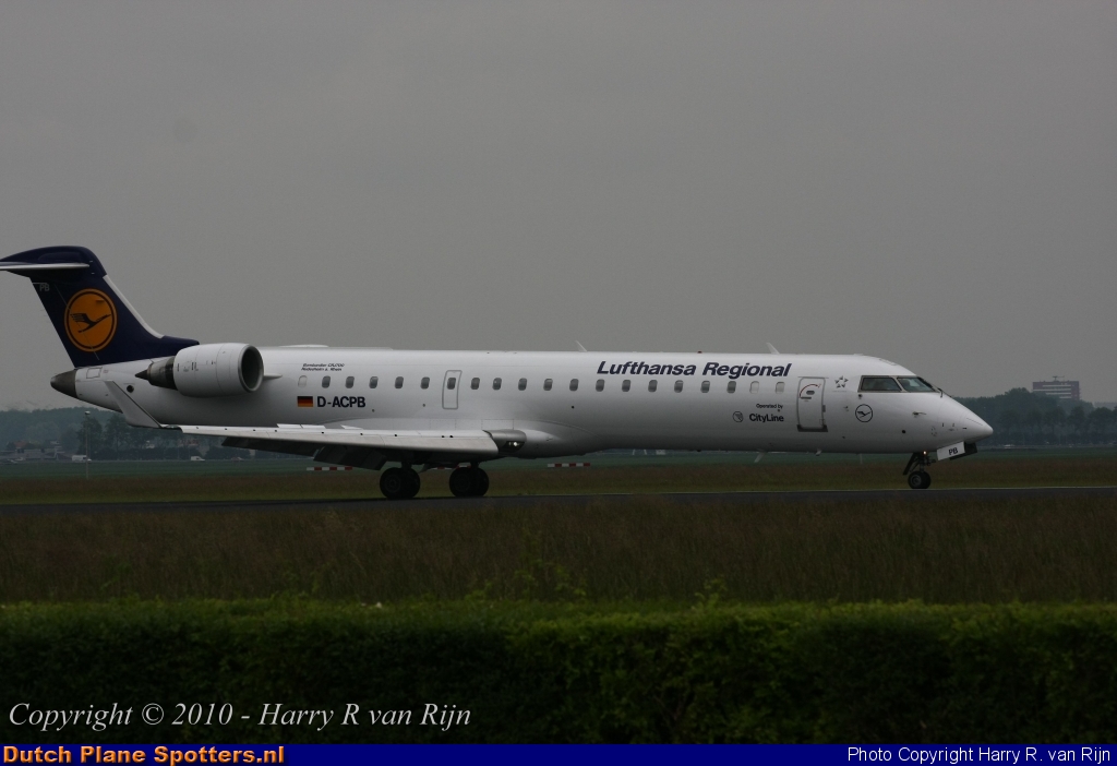 D-ACPB Bombardier Canadair CRJ700 CityLine (Lufthansa Regional) by Harry R. van Rijn