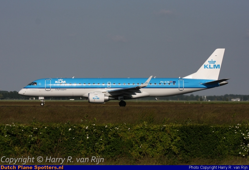PH-EZN Embraer 190 KLM Cityhopper by Harry R. van Rijn