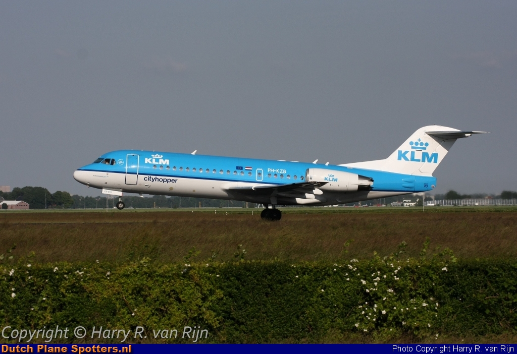 PH-KZB Fokker 70 KLM Cityhopper by Harry R. van Rijn