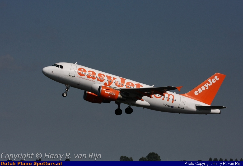 G-EZEU Airbus A319 easyJet by Harry R. van Rijn