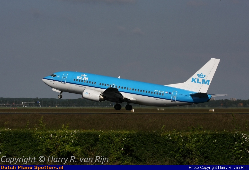 PH-BDO Boeing 737-300 KLM Royal Dutch Airlines by Harry R. van Rijn