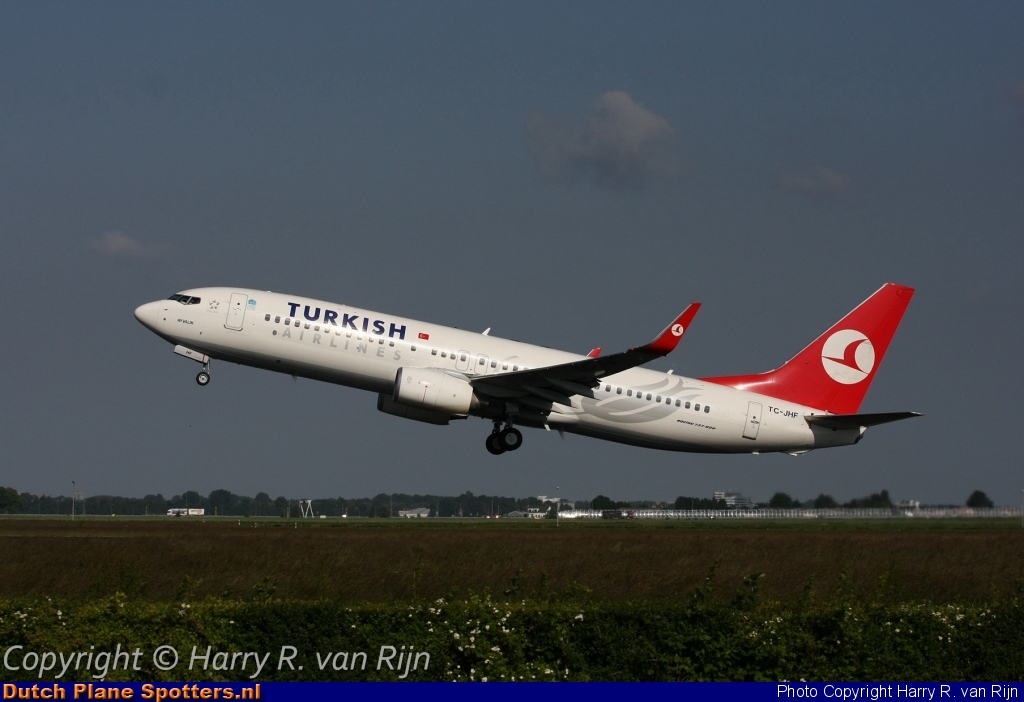 TC-JHF Boeing 737-800 Turkish Airlines by Harry R. van Rijn