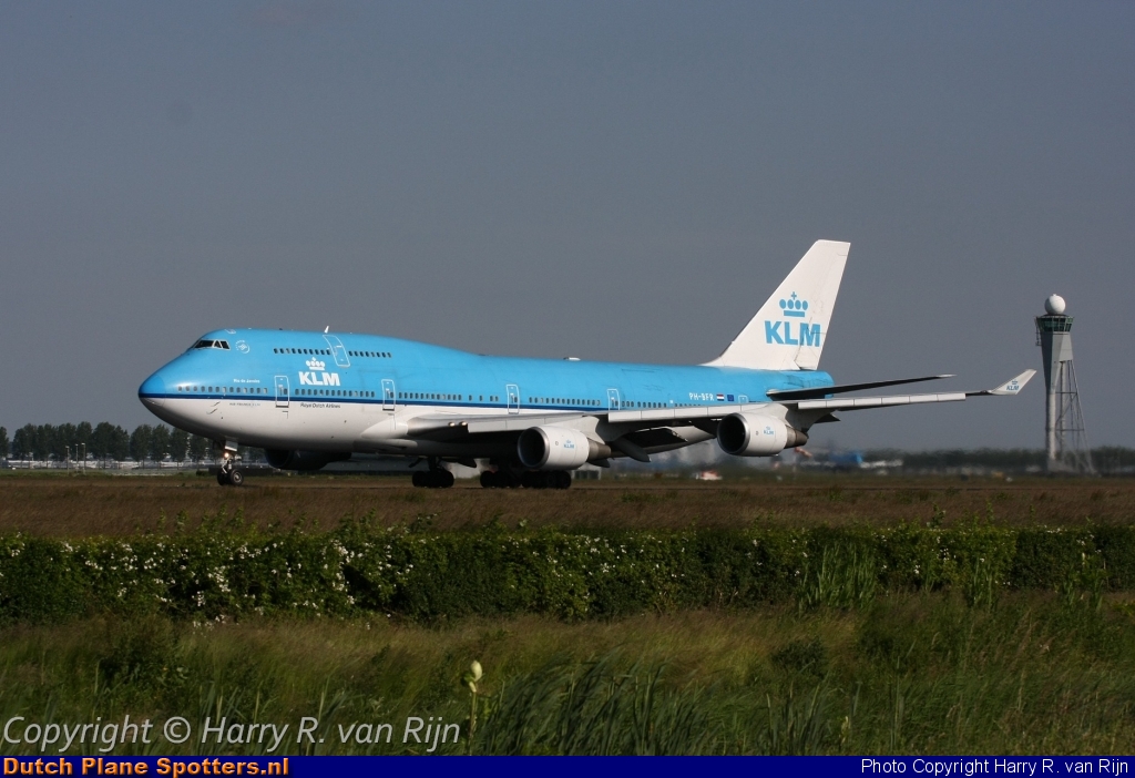 PH-BFR Boeing 747-400 KLM Royal Dutch Airlines by Harry R. van Rijn