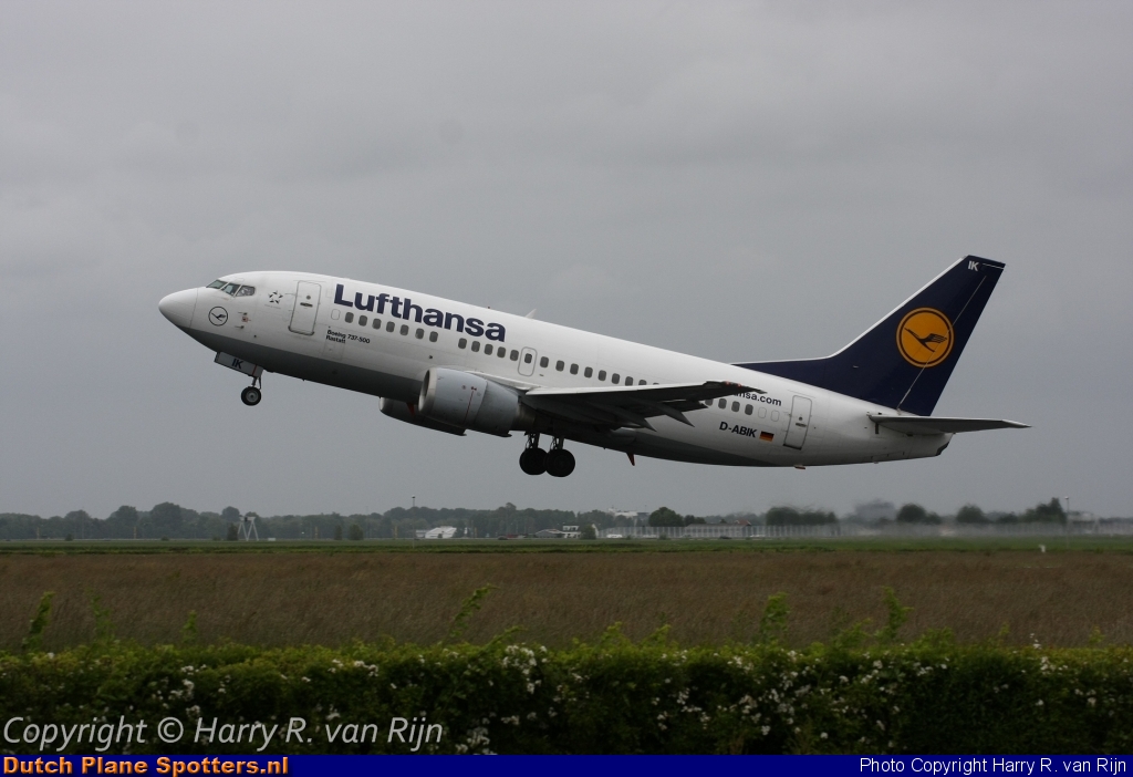 D-ABIK Boeing 737-500 Lufthansa by Harry R. van Rijn