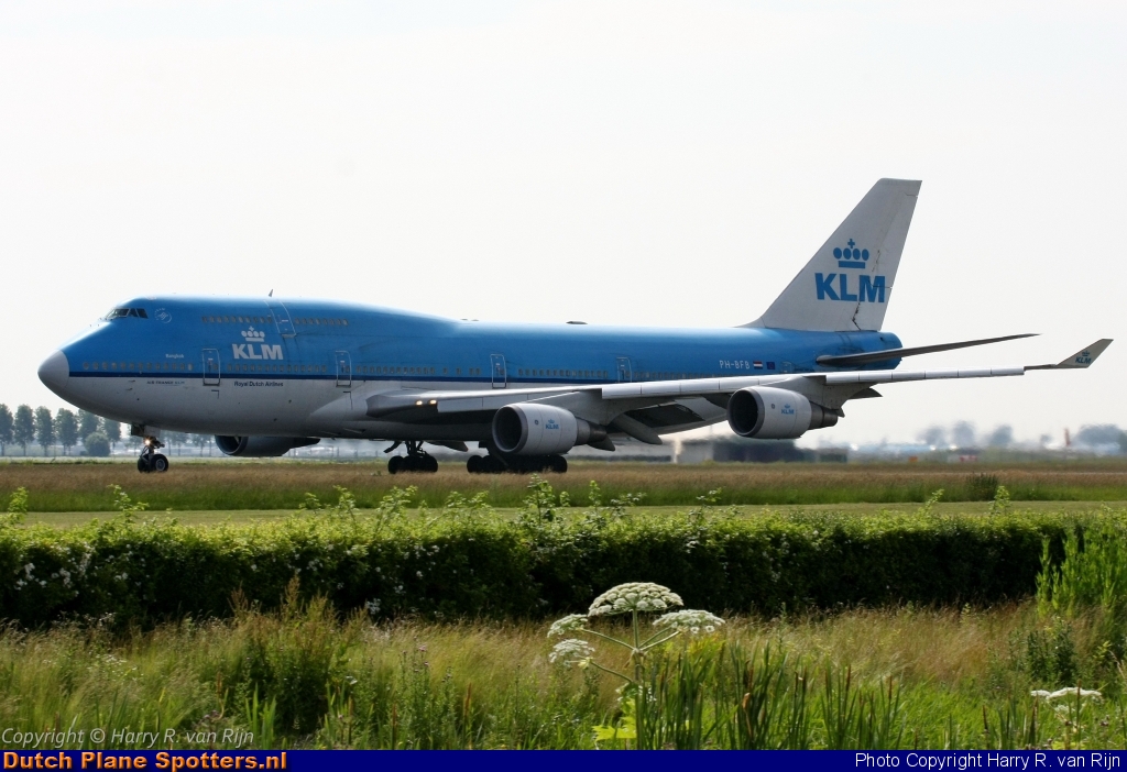 PH-BFB Boeing 747-400 KLM Royal Dutch Airlines by Harry R. van Rijn