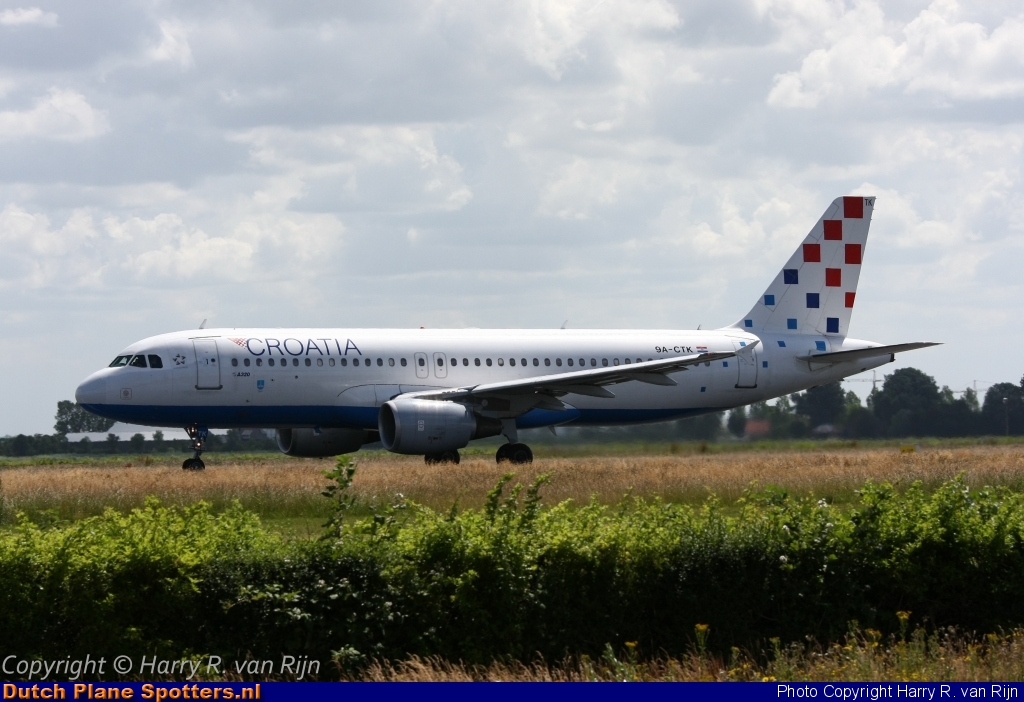 9A-CTK Airbus A320 Croatia Airlines by Harry R. van Rijn