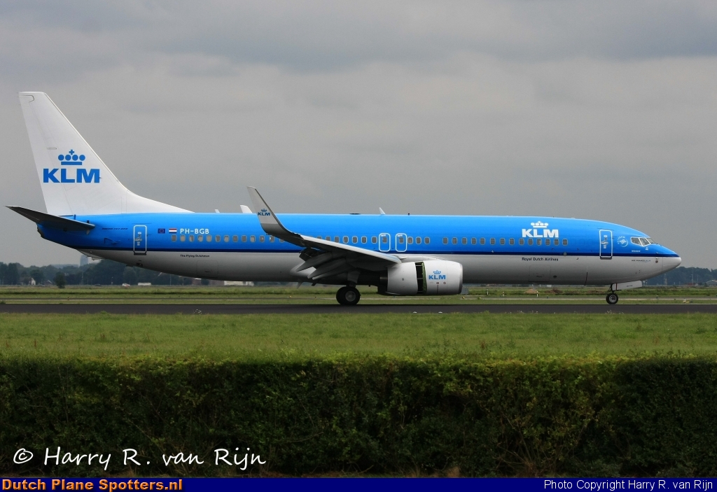 PH-BGB Boeing 737-800 KLM Royal Dutch Airlines by Harry R. van Rijn