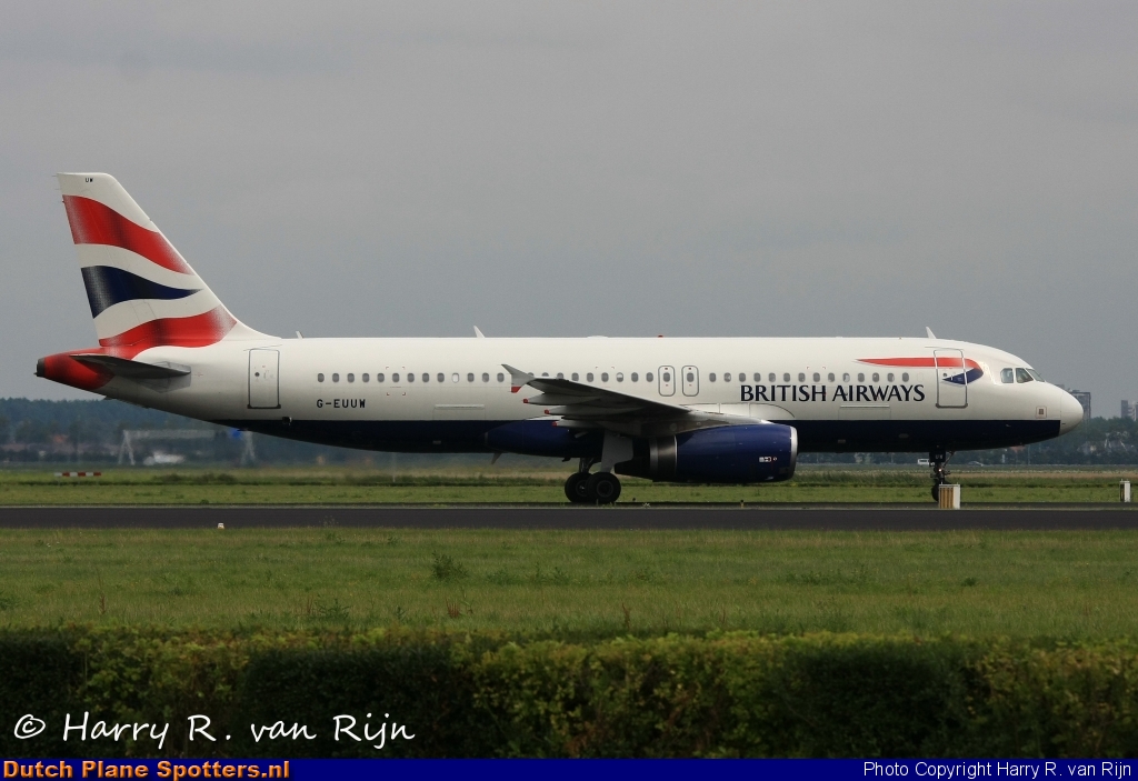 G-EUUW Airbus A320 British Airways by Harry R. van Rijn