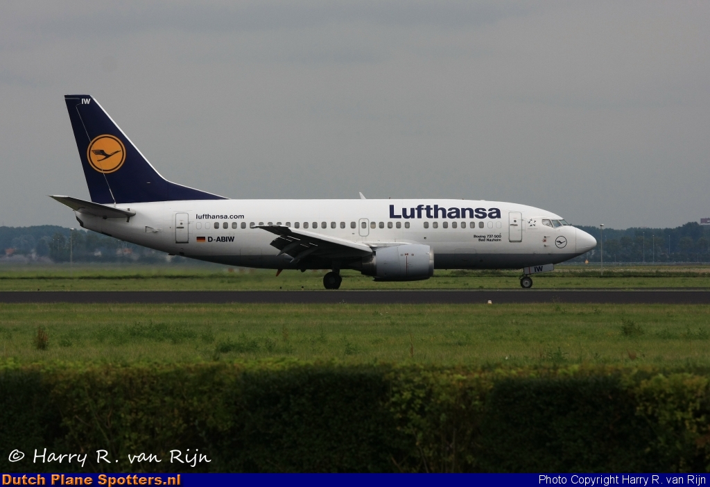 D-ABIW Boeing 737-500 Lufthansa by Harry R. van Rijn