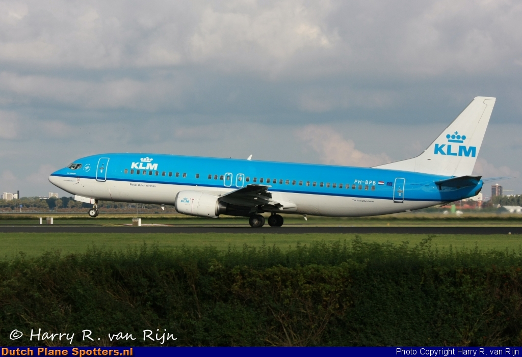PH-BPB Boeing 737-400 KLM Royal Dutch Airlines by Harry R. van Rijn