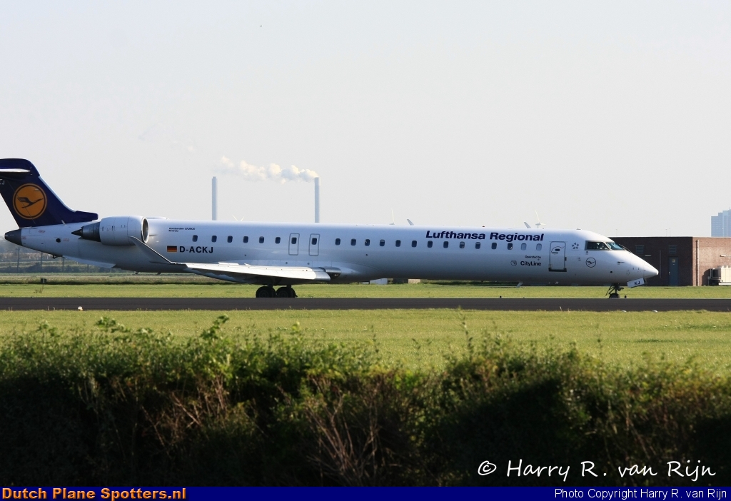 D-ACKJ Bombardier Canadair CRJ900 CityLine (Lufthansa Regional) by Harry R. van Rijn