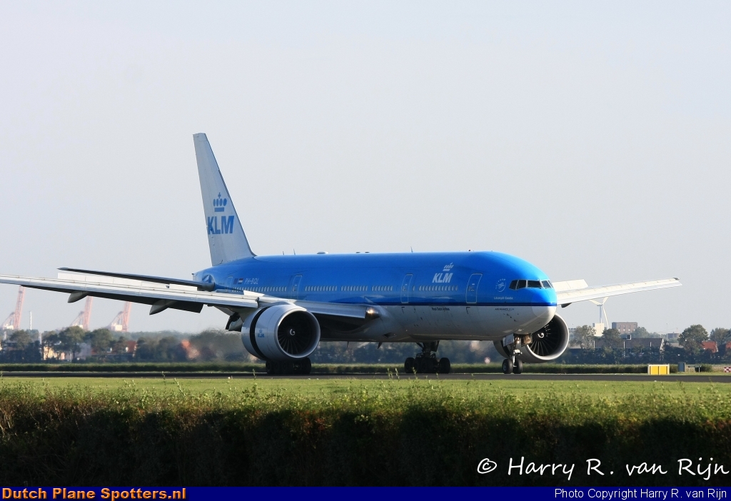 PH-BQL Boeing 777-200 KLM Royal Dutch Airlines by Harry R. van Rijn