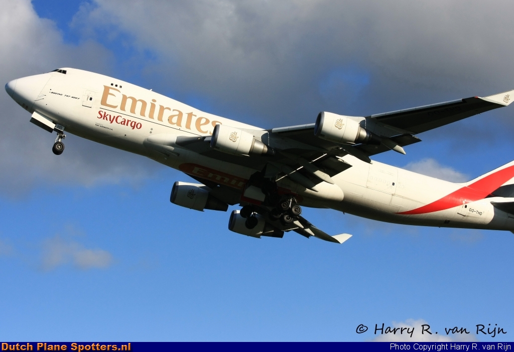 OO-THD Boeing 747-400 Emirates Sky Cargo by Harry R. van Rijn