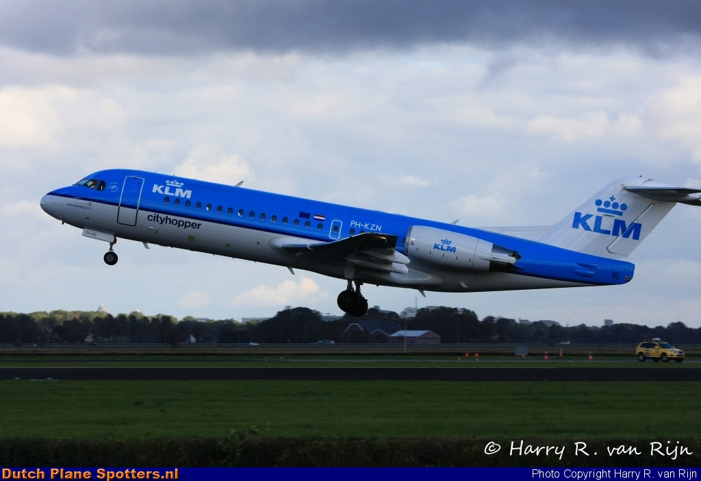 PH-KZN Fokker 70 KLM Cityhopper by Harry R. van Rijn