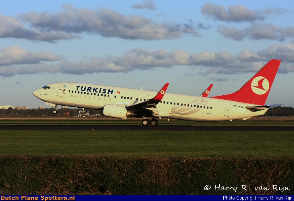 TC-JFG Boeing 737-800 Turkish Airlines by Harry R. van Rijn