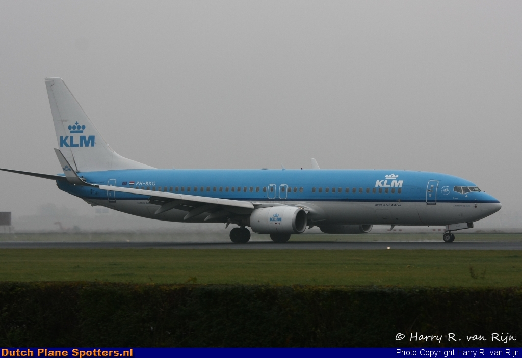 PH-BXG Boeing 737-800 KLM Royal Dutch Airlines by Harry R. van Rijn