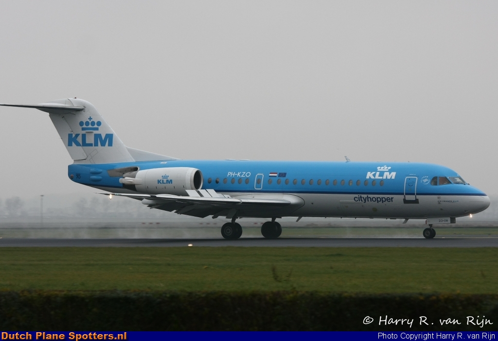 PH-KZO Fokker 70 KLM Cityhopper by Harry R. van Rijn